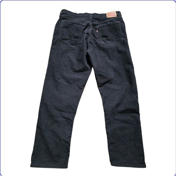 Levis Corduroy Pants Women Size 31" Brown Wedgie Straight  Button Fly Stretch - Picture 8 of 9